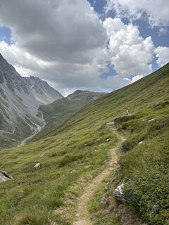 Foto de Adelheid Jorberg a lo largo del recorrido