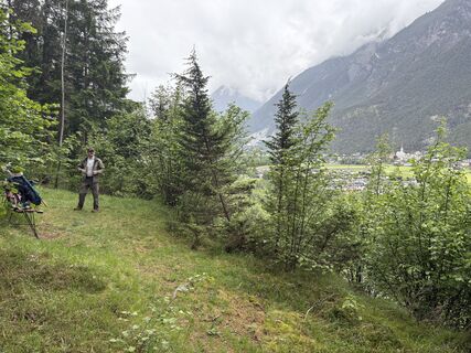 Photo de Johann Püringer le long du parcours