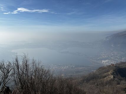 Foto de Angelo Austoni a lo largo del recorrido