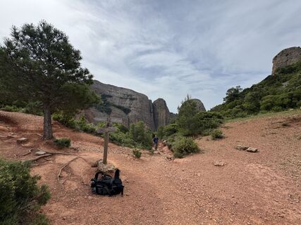 Photo de Victor Moura le long du parcours