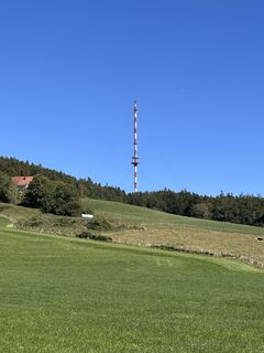 Foto von Heinz Sperl entlang der Tour