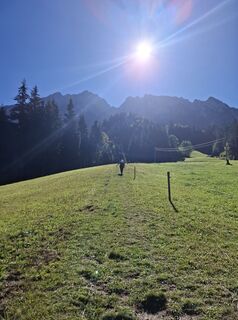 Foto de Miha Gros a lo largo del recorrido