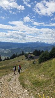 Foto von Klementina Gartner entlang der Tour