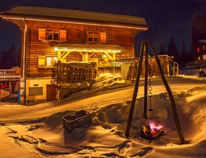 Restaurant Tschugga im Winter
