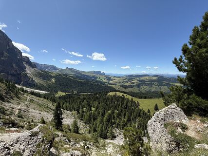 Foto von Corinne Kellenberger entlang der Tour