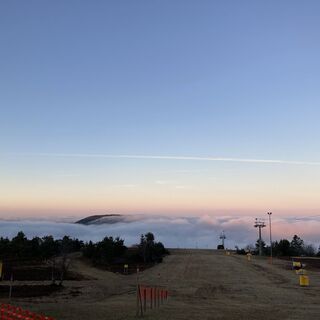 Blick vom Ettelsberg auf ein Wolkenmeer