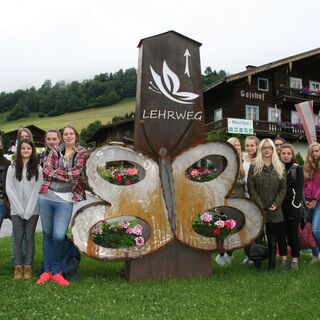 Wegweiser Schmetterlingslehrpfad