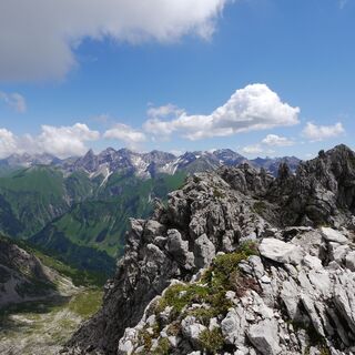 Im Gipfelbereich des Nördlichen Schafalpenkopfes