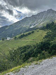 Photo de Norbert Mayer le long du parcours