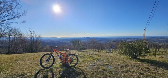 Foto fra Nico underveis på turen