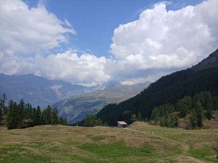 Foto von Luca Dainese entlang der Tour