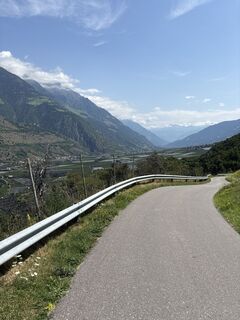 Foto von Albert Purtscher entlang der Tour