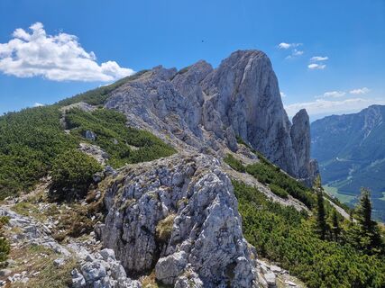 Foto von Gabi Köberl entlang der Tour
