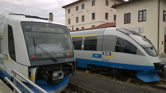 Start am Bahnhof