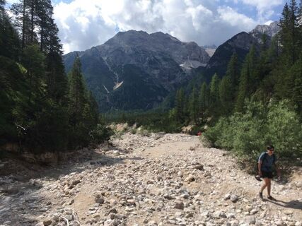 Foto von Frédéric Lagandré entlang der Tour
