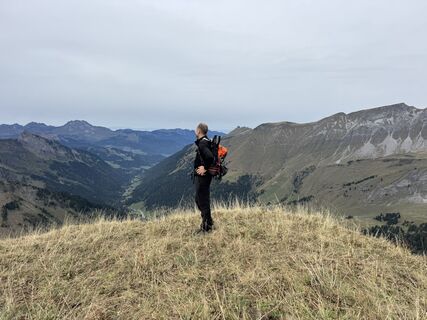 Photo de Niels Kooijman le long du parcours