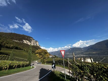 Foto von Manuel Lackner entlang der Tour