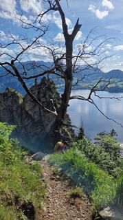 Foto von Daniela Hackl entlang der Tour