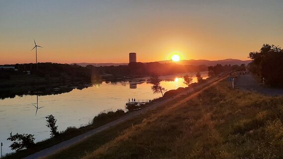 Fotografia z Aga M na trase