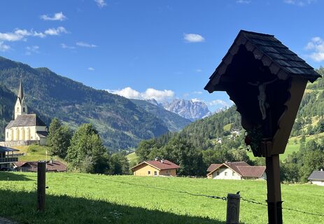 Foto von Michaela Fischer entlang der Tour