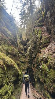 Fotografia z Eric Dethloff na trase