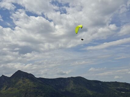 Photo de Franziska Mosebach le long du parcours