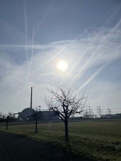 Foto von Dr.Schneider entlang der Tour