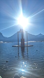 Foto de Regina Fleischmann a lo largo del recorrido