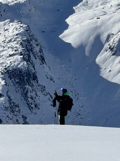 Foto de Erit van der Bank a lo largo del recorrido