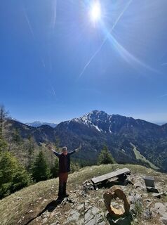 Foto von Miha Gros entlang der Tour