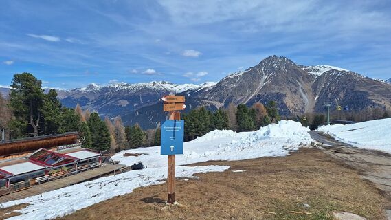 Foto von Kerstin Horber entlang der Tour