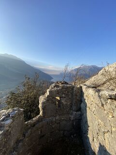 Foto von Nicole Giacomelli entlang der Tour