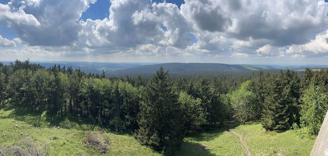 Foto von Norbert Herbig entlang der Tour