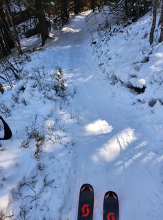 Photo de Dirk Klinser le long du parcours