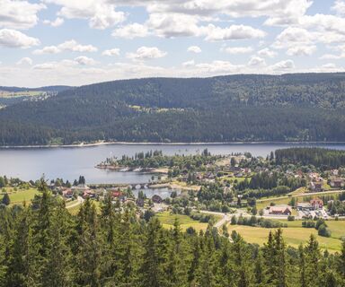 Blick auf den Schluchsee vom Riesenbühlturm