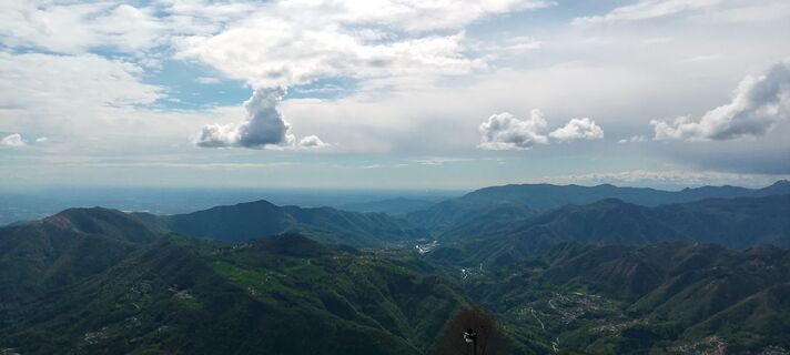 Foto von Stefano Bressanini entlang der Tour