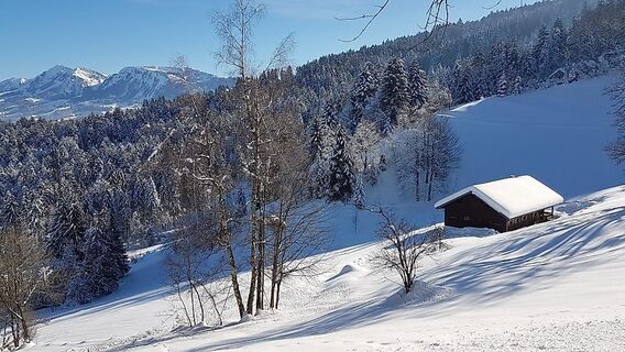 Winterwanderweg Richtung Kaltenrbunnen