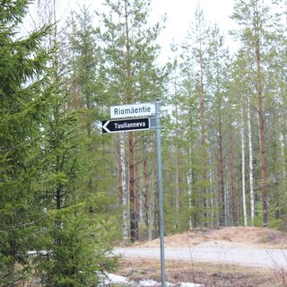 Abzweigung Riomäentie