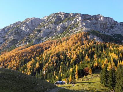Blick auf die Edelweißhütte