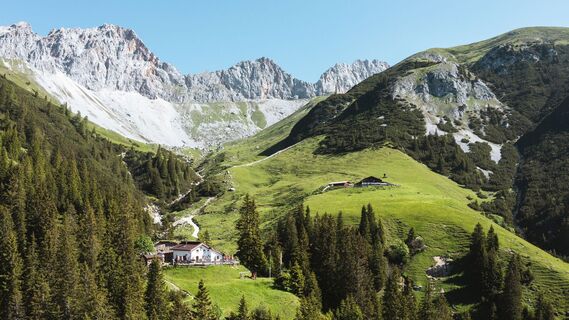 Wettersteinhütte und Wangalm