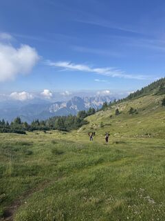 Foto von Sabine Monay entlang der Tour