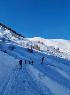 Foto de Alessandro Casapietra a lo largo del recorrido
