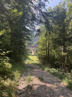 Foto de Johann Rameder a lo largo del recorrido