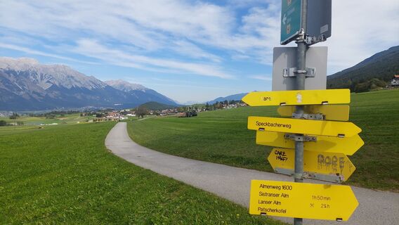 Foto von Walter Jenewein entlang der Tour