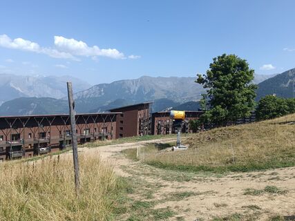 Zdjęcie z Marie Cartéron wzdłuż trasy