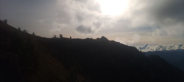 Foto de Mattia Narciso a lo largo del recorrido