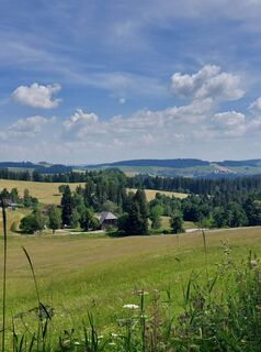 Photo de Johanna Keller le long du parcours