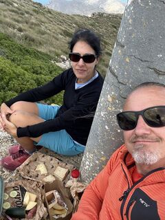 Foto de Jörg Bürkin a lo largo del recorrido