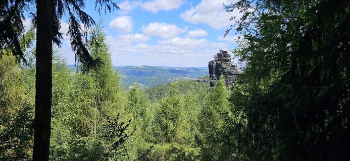 Foto von Bert entlang der Tour