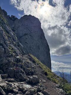 Foto de Paul Widmer a lo largo del recorrido